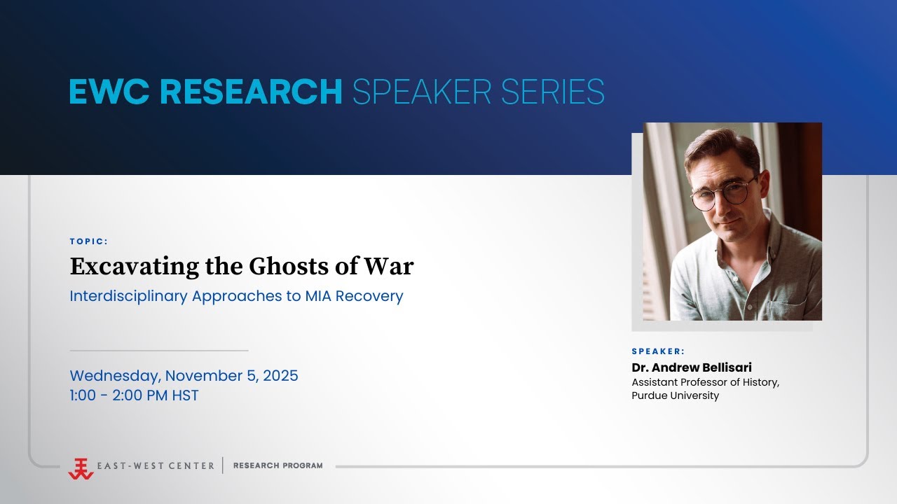 EWC Research Speaker Series featuring Dr. Andrew Bellisari