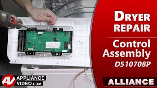 Dryer: Buttons Are Unresponsive - Control Assembly Repair