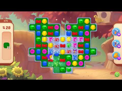 Homescapes level 676 - 36 Moves - No Boosters