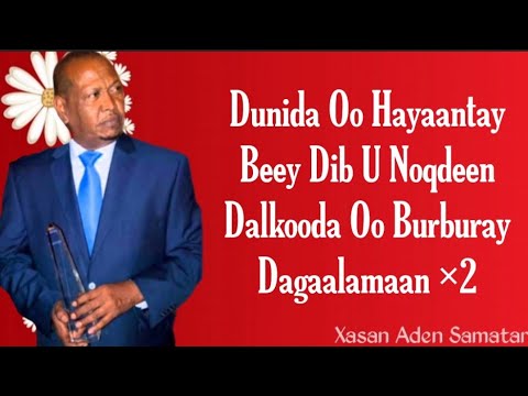 HEES | Doqoneey Dabkaa Ba’a | XASAN ADEN SAMATAR | Original Video Lyrics