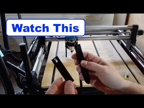 OneFinity CNC machine makes a watch band template