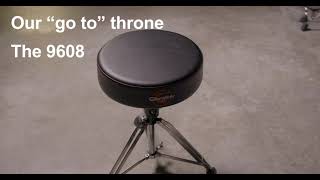 Video thumbnail for The Gibraltar 9608 - Our Go To Drum Throne by Gibraltar Hardware