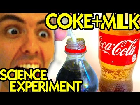 SCIENCE EXPERIMENTS FOR KIDS: COKE & MILK
