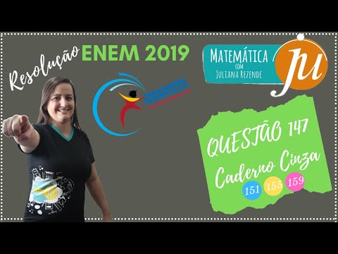 Resolução Enem 2019 Q 147 (Caderno Cinza) 155 Amarelo, 151 Azul e 159 Rosa Divisão Proporcional