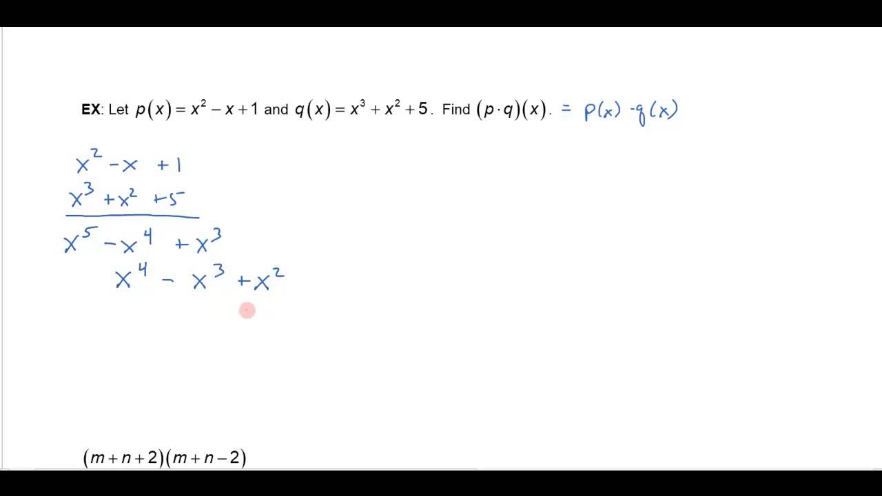 Multiplying Larger Polynomials