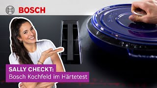 Kratzfest & Edel? Sallys Härtetest für das matte Kochfeld mit Dunstabzug I Bosch Kochfeld
