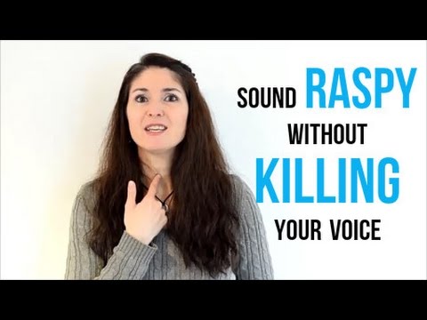 Freya's Singing Tips: How to sing RASPY without KILLING your VOICE