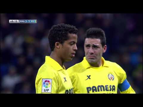 Gol de Giovani (3-2) en el Real Madrid - Villarreal CF  - HD
