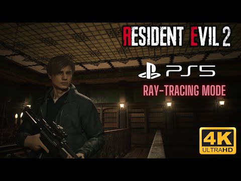 RESIDENT EVIL 2 PS5 Ray Tracing Mode Gameplay | 4K HDR | VRR | Next-Gen Upgrade