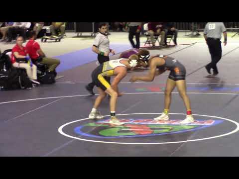 Zack Garringer vs semifinals wrestleback 2019 FL HS Wrestling Championship 3 9 19