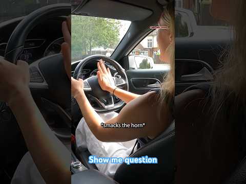 *SMACKS THE HORN* How to test the horn #driving #test #horn #howto #funny #driver #instructor