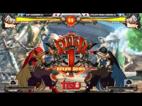 TGU2017 GGXrdRev2 [Grand Final] CYCLOPS OSAKA | DOGURA vs GGP | Kazunoko