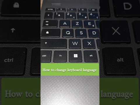 How to change keyboard language in shortcut key #shorts #keyboardtips #shortsvideo