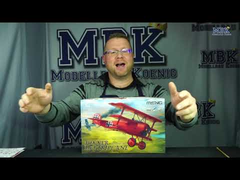 MBK packt aus #351 - 1:32 Fokker Dr.1 (Meng QS-002) / Der rote Baron (Zeughaus/Andrea 5Z405)