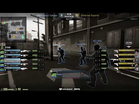 ESEA Clout Tokens vs. Etherian Esports Part 2 - $10,000 CHI CS:GO Open Group Stage BO1
