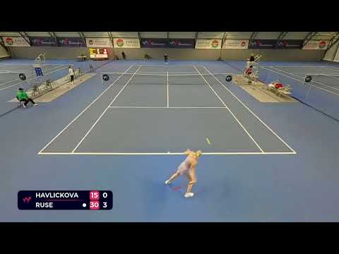 Lucie Havlickova [SE] (CZE) vs Elena Gabriela Ruse [2] (ROU) // 7-5 4-6 0-6 // W75 Trnava // Final