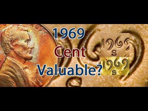 1969 Lincoln Cent Penny Value? How To Tell If 1969 S Is A Doubled Die? MS67 1969 Worth $1,400