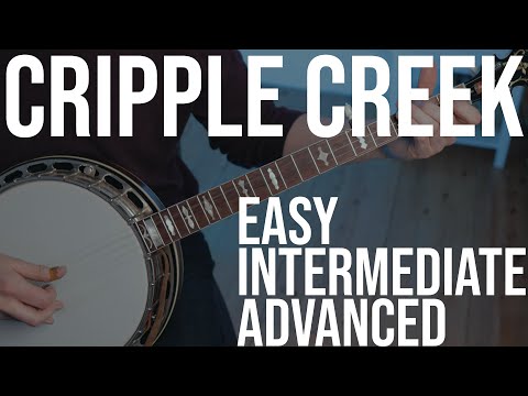 3 Levels of Cripple Creek // Bluegrass Banjo Lesson