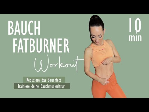 10 MIN BAUCH FATBURNER / Workout gegen Bauchfett / Trainiere deine Bauchmuskulatur | Katja Seif