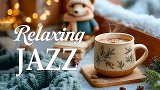 Winter Coffee Jazz Ambience ☕ Relaxing Bossa Nova Instrumental for Focus & Calm