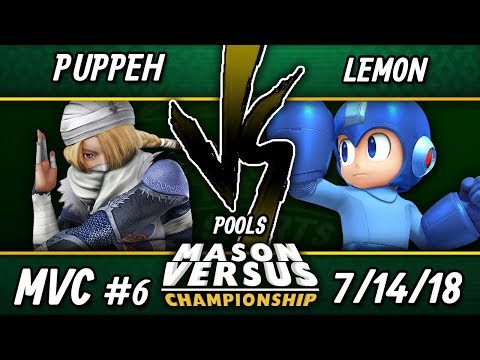 MVC Smash 4 - Lemon (Mega Man) Vs. Puppeh (Sheik) - WiiU Singles Wave B Pools
