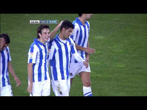 La Liga | Gol de Vela (2-0) en el Real Sociedad - Rayo Vallecano | 19-11-2012 | J12