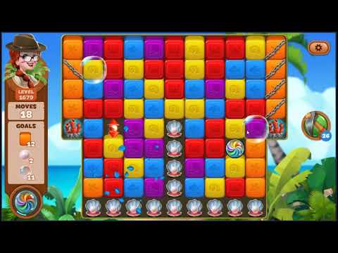 Lost Island Blast Adventure Level 1679 - NO BOOSTERS 🏝️ | SKILLGAMING ✔️