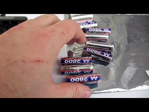 20 x AA Rechargeable Batteries 7dayshop NiMH 2800 mAh used