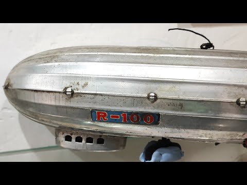 Mechanical Toy Clockwork Toy Airship Very Rare