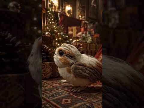 Un porg husmeando por la casa