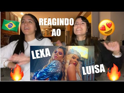 GRINGAS REAGINDO AO LEXA E LUÍSA SONZA - QUEBRAR SEU CORAÇÃO💔🇧🇷 | REACTING TO LEXA E LUÍSA😍