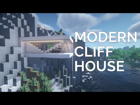 Archtec builds - Modern Cliff House | Minecraft [Tutorial]