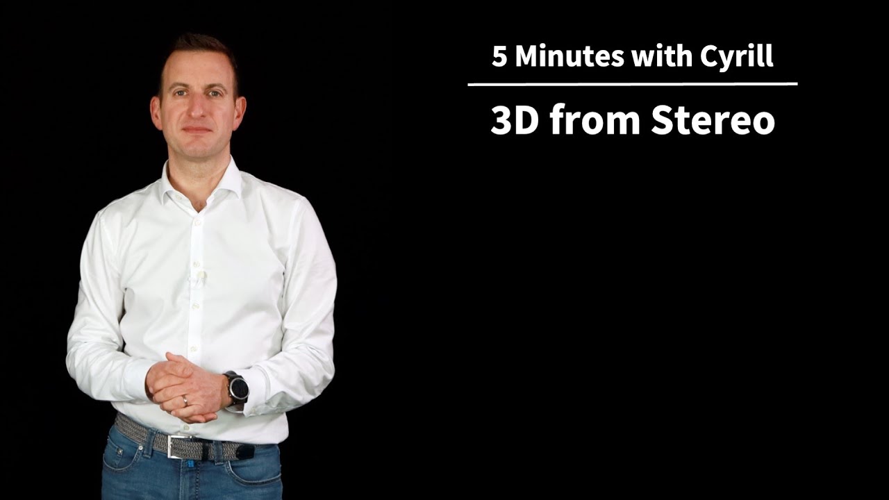 3D from Stereo - 5 Minutes with Cyrill