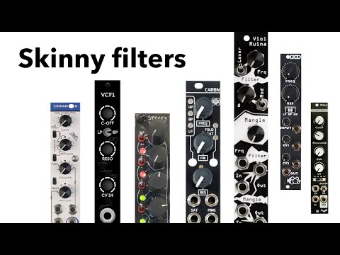 Eurorack skinny filter comparison