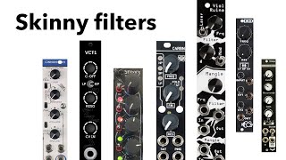 Video thumbnail for Eurorack skinny filter comparison by John Schussler