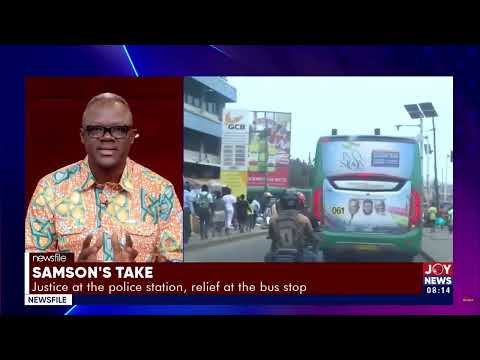 Samson's Take: Justice at the police station, relief at the bus stop