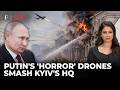 'Horror In The Sky': Russia's Jet Drone 'Hits' Kyiv's Security HQ In Broad Daylight |Firstpost Live
