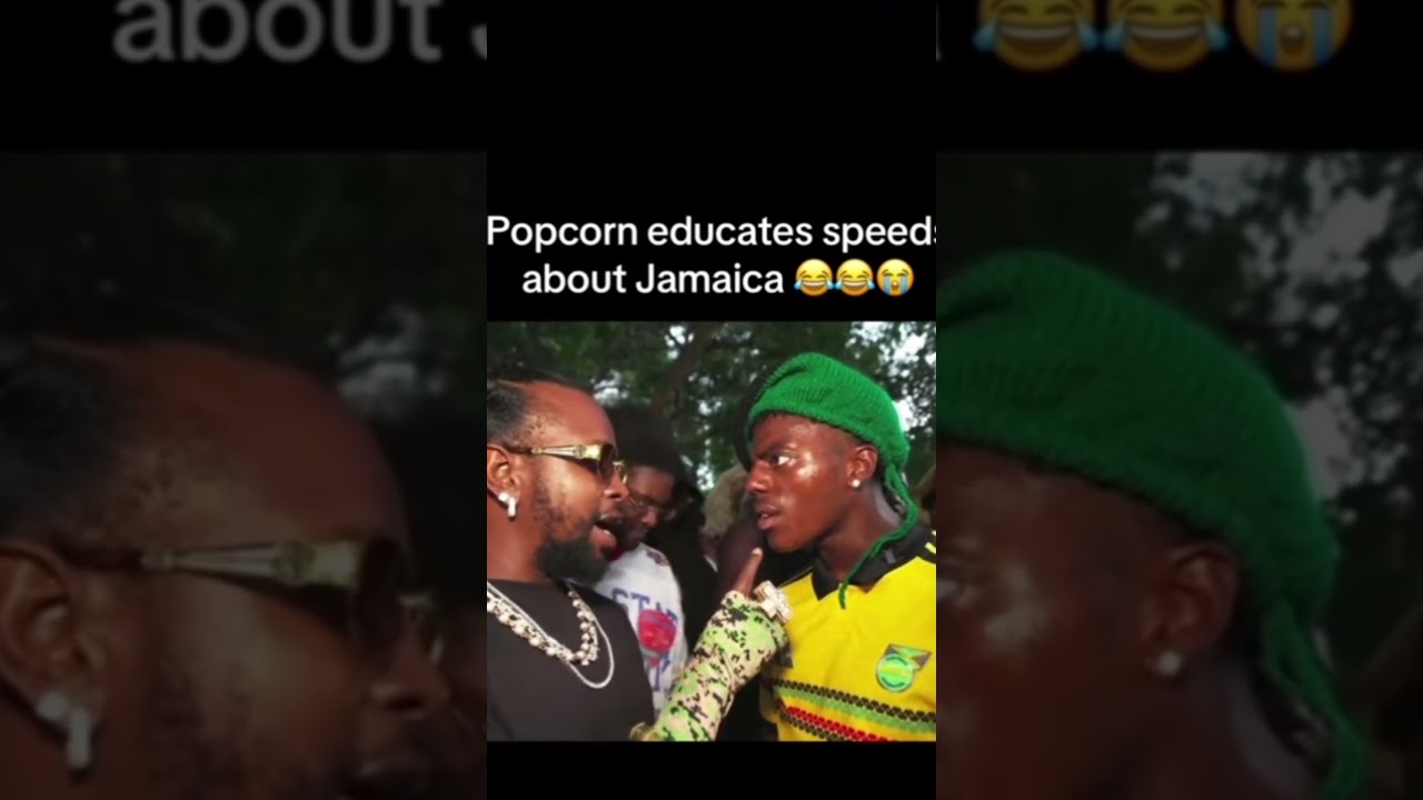 popcorn educates speed about Jamaica 😂😂🤣 #highlights #funny #ishowspeed #clips