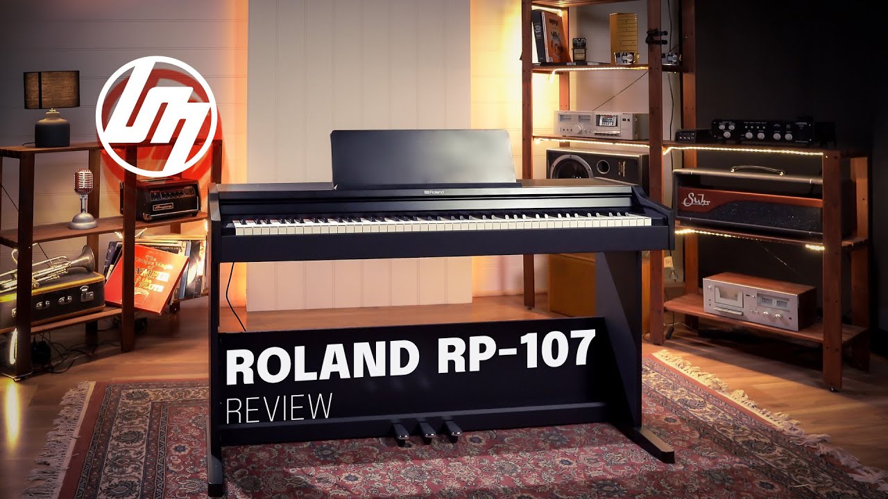 Roland RP107BK Digital Piano w/Bench - Black