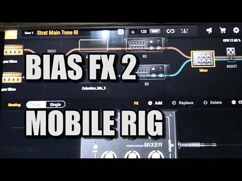 Bias FX 2 Mobile iPad Air2 Guitar Rig