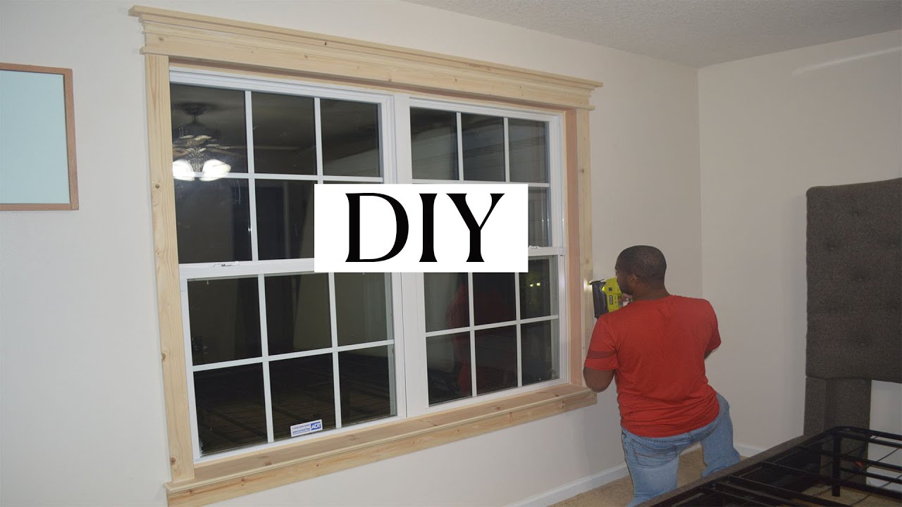 How to install interior Window Trim / DIY Window Transformation on a real Budget.