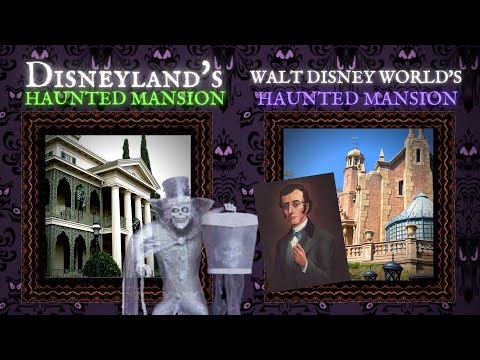 Main differences between Disneyland's Haunted Mansion vs. Walt Disney World's Haunted Mansion