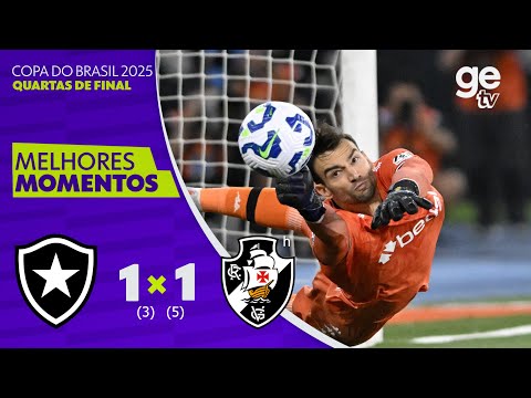 Gols e lances de Botafogo x Vasco da Gama