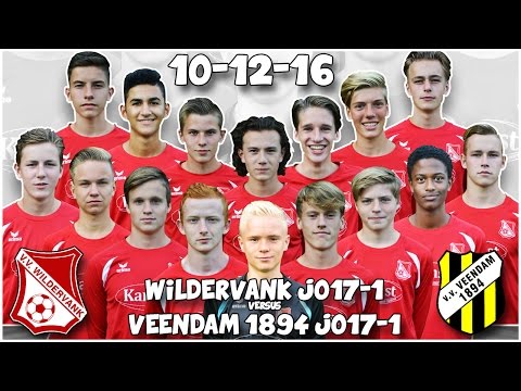 3 GOALS! 2x GEEL! Wildervank JO17-1 - Veendam 1894 JO17-1 | UITSLAG 2-1 | SONY FDR-AXP33