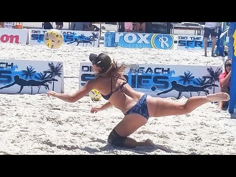 WOMEN'S BEACH VOLLEYBALL | Women's Open Game 3 | Dig the Beach | Fort Myers FL Video