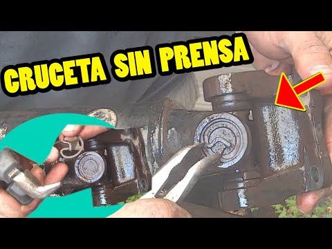 Como cambiar cruceta de flecha cardan con tornillo de banco