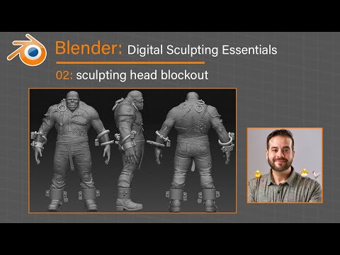 02 Blender Sculpting Head and Torso