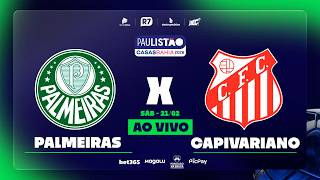 Palmeiras x Capivariano | Paulistão 2026 na RECORD