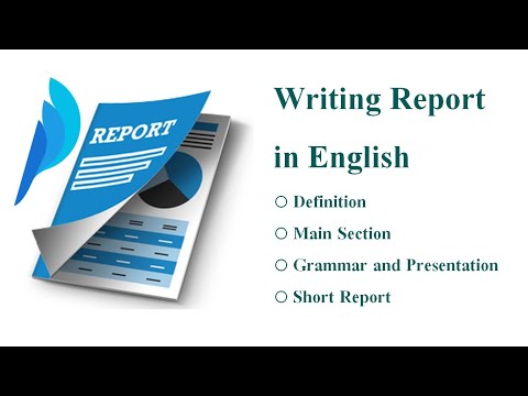 Writing Report in English - Long and Short Report - Learning English is Easy
