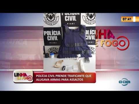 PoliÌcia Civil prende traficante que alugava armas para assaltos (29 05 20)